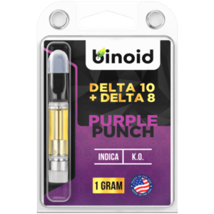 Binoid Delta 10 THC Vape Cartridge - Purple Punch